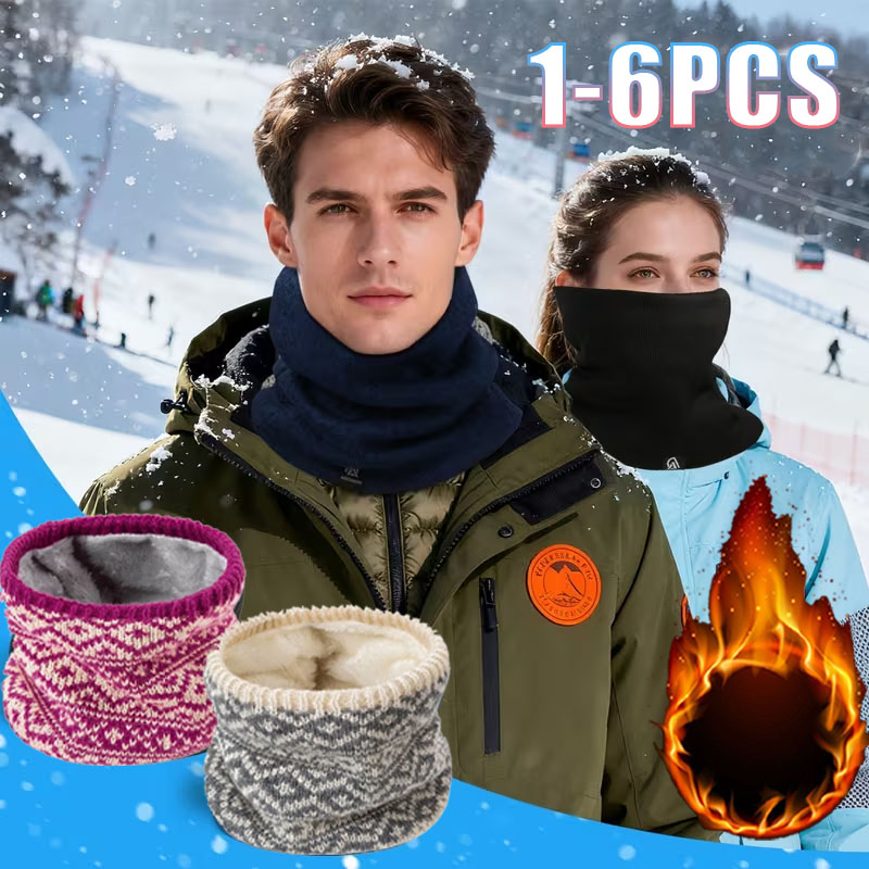 Neck Gaiter Fleece - 1-6 Adet Kışlık Örme Boyunluk Polar