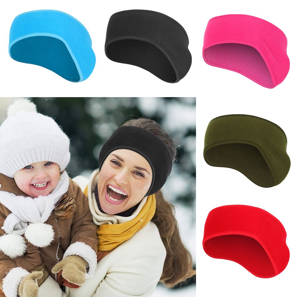 Fleece Ear Warmer Band - 1 adet saç bantları kadın kızlar