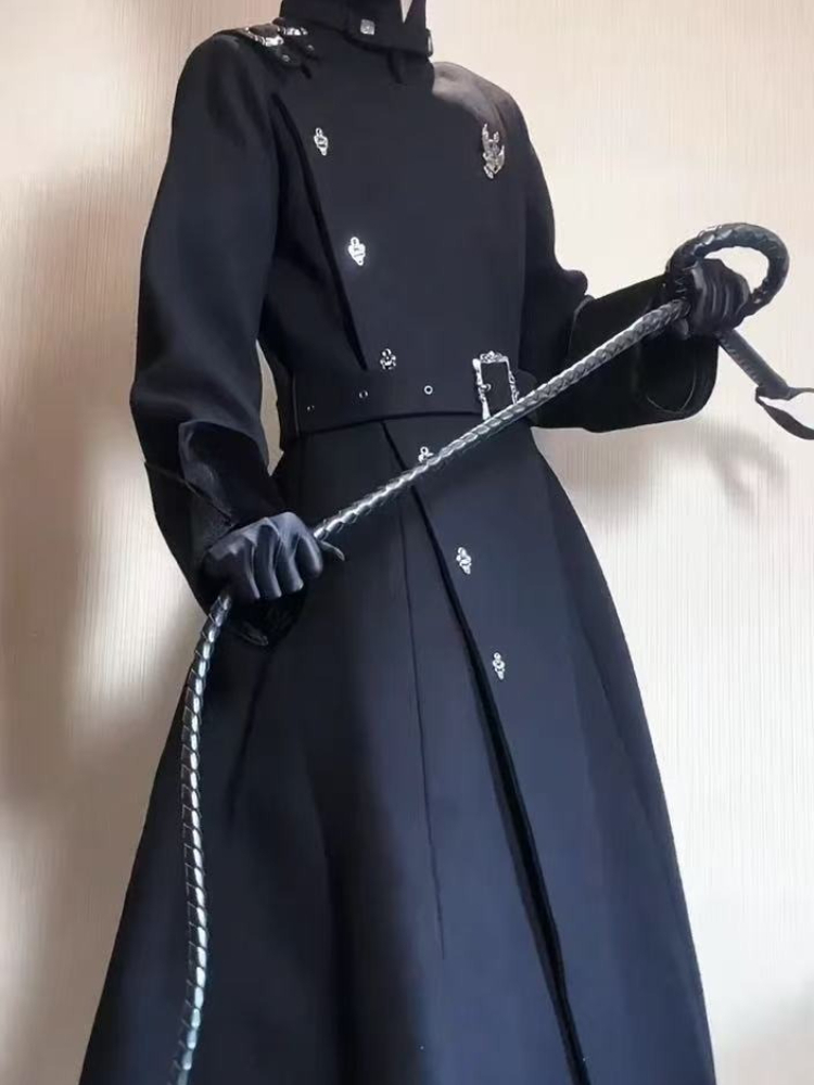 2025 Kış Gotik Kemerli İnce Or - Wool Coat Peacoat incelemesi ve fiyatı