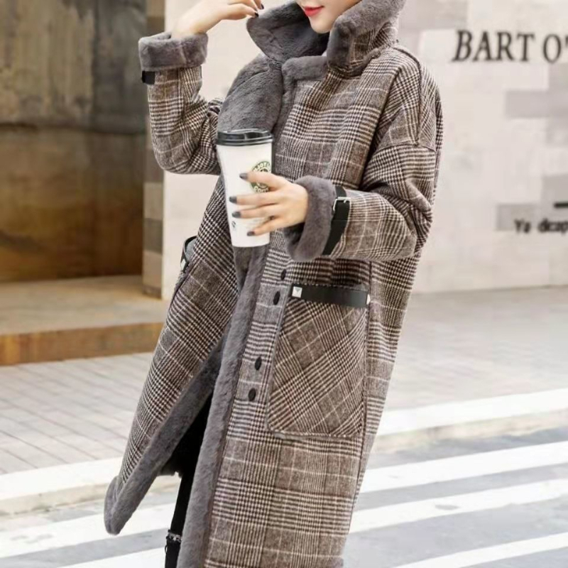 2026 Kışlık Sıcak Mont Peluş K - Wool Coat Peacoat incelemesi ve fiyatı
