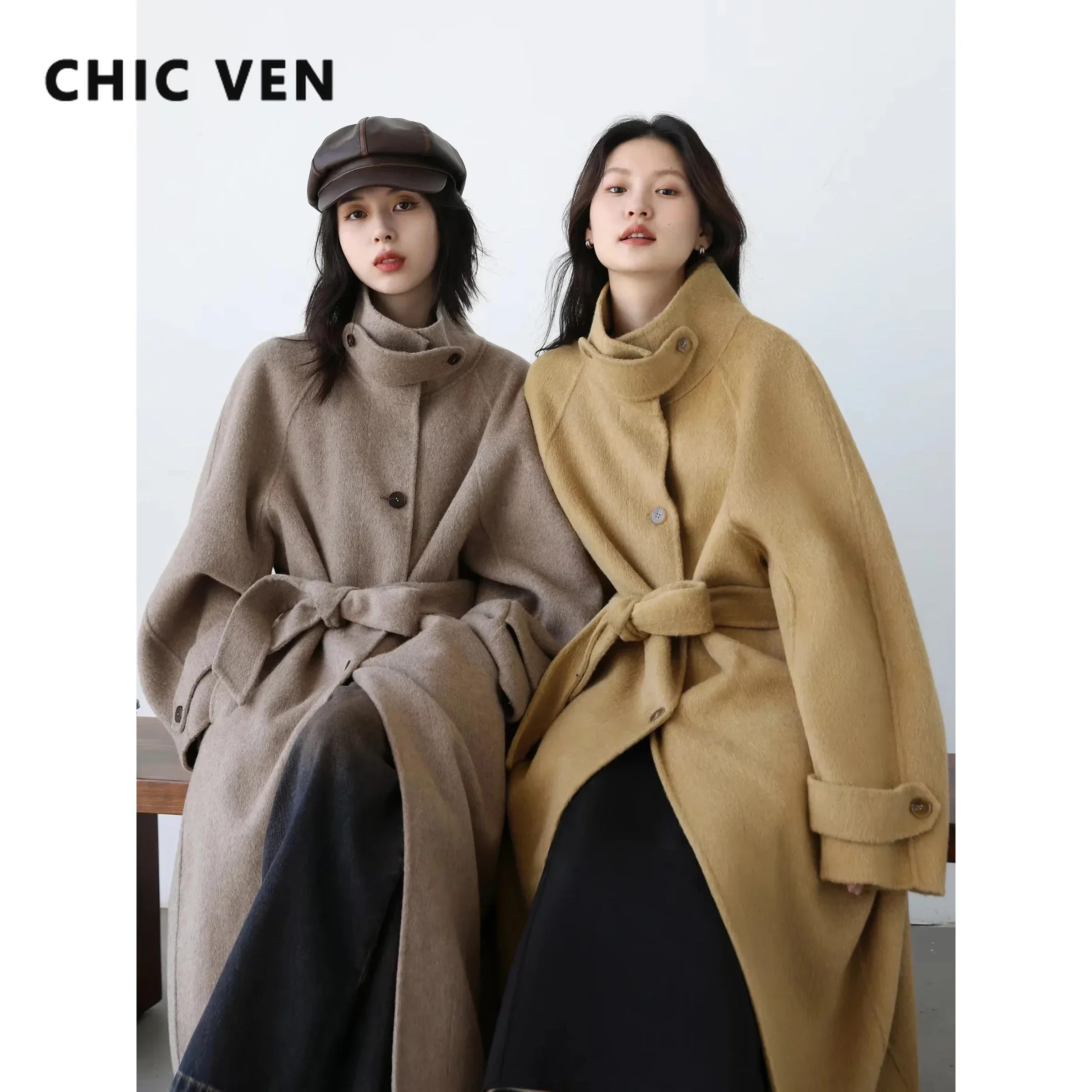 CHIC VEN Kore Kadın Yün Ceket  - Wool Coat Peacoat incelemesi ve fiyatı