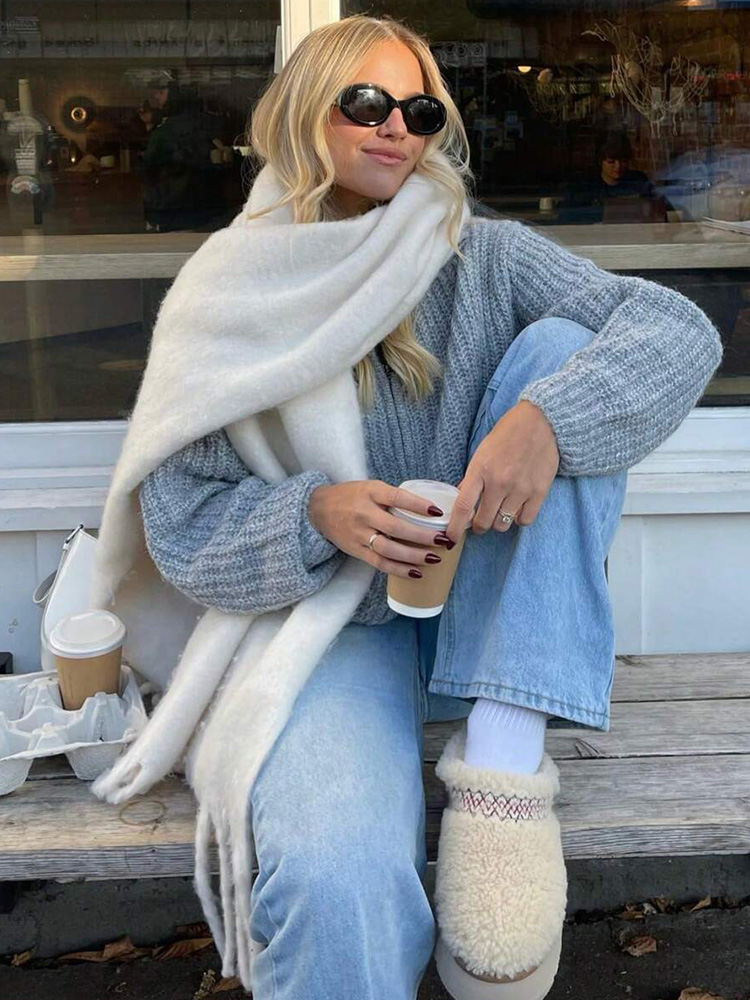 Kadınlar için lüks kışlık atkı - Cashmere Pashmina Wrap incelemesi ve fiyatı