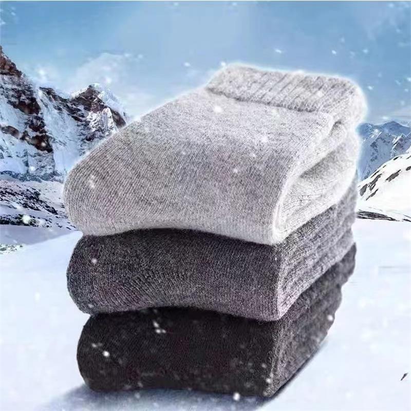 4 çift/grup erkek Kış Süper Ka - Thermal Sock Wool incelemesi ve fiyatı