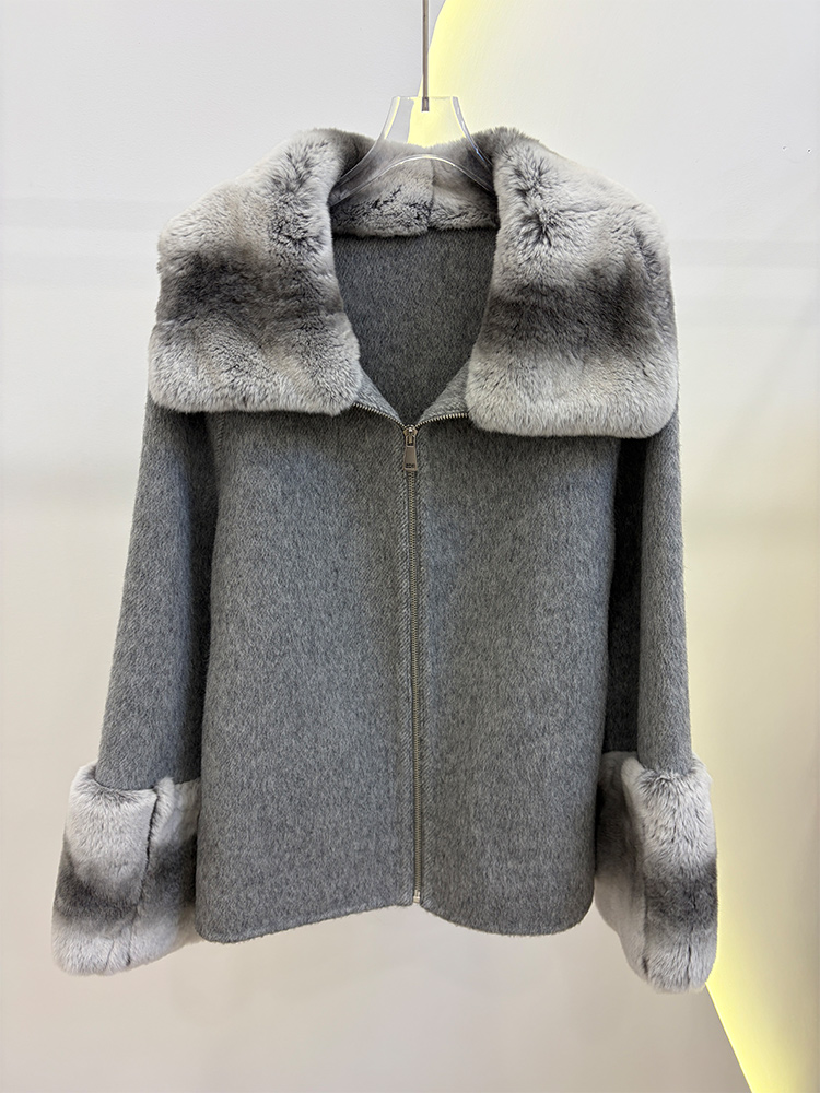 2026 Kış Kadın Gerçek Doğal Re - Wool Coat Peacoat incelemesi ve fiyatı