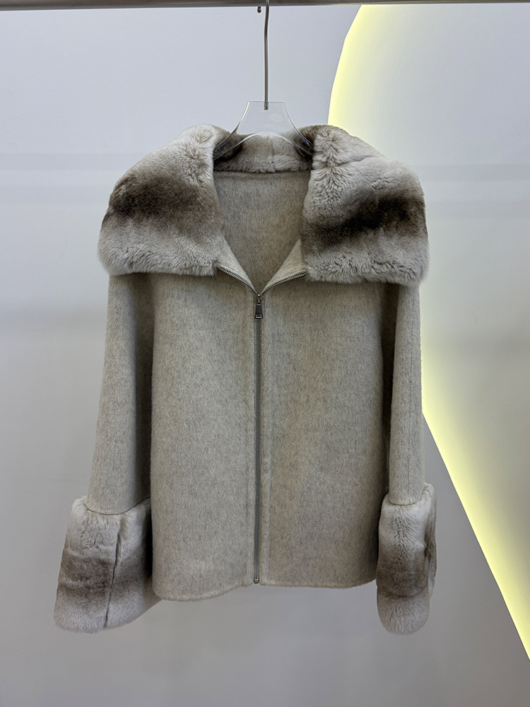 2026 Kış Kadın Gerçek Doğal Re - Wool Coat Peacoat incelemesi ve fiyatı